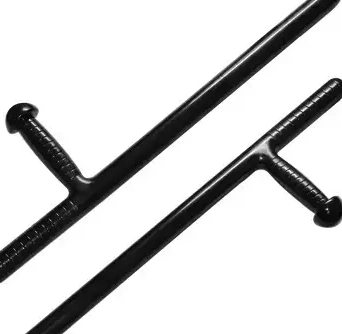 Self Defense Anti Riot Stick Rubber Tactical Baton T Baton